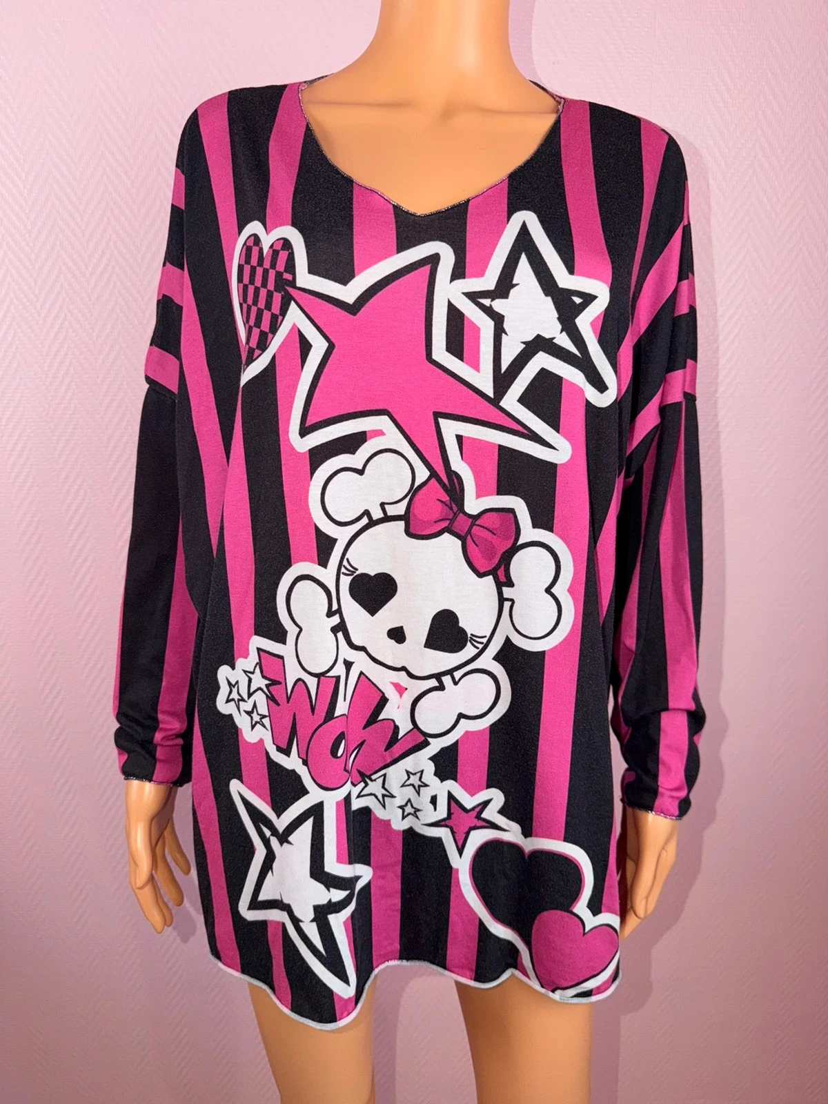 Top feminino tamanho grande manga longa – photo 3